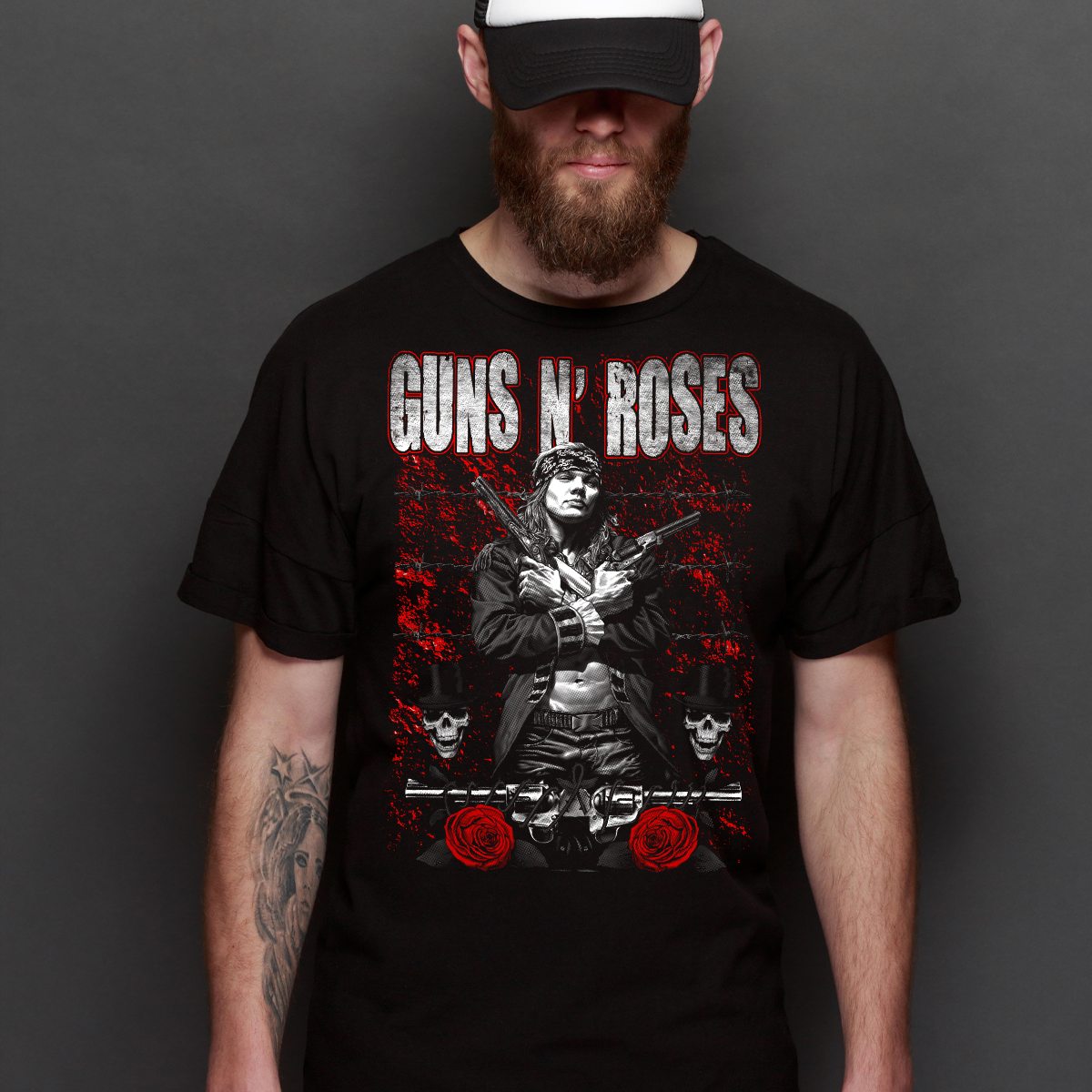 Guns N' Roses V20 T-Shirt Band Family Tee Music Rock And Roll