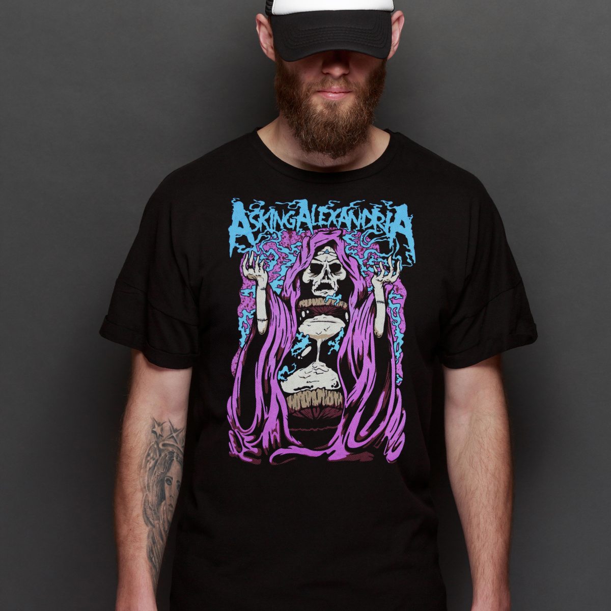 Asking Alexandria V4 T-Shirt Band Family Tee Music Rock and Roll