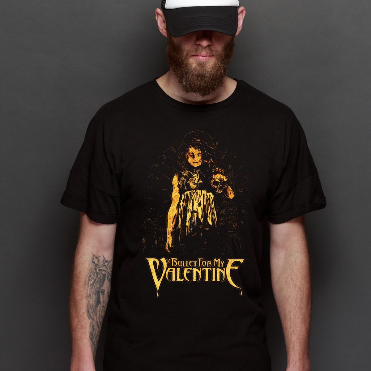 Bullet For My Valentine V2 T-Shirt Band Family Tee Music Heavy Metal