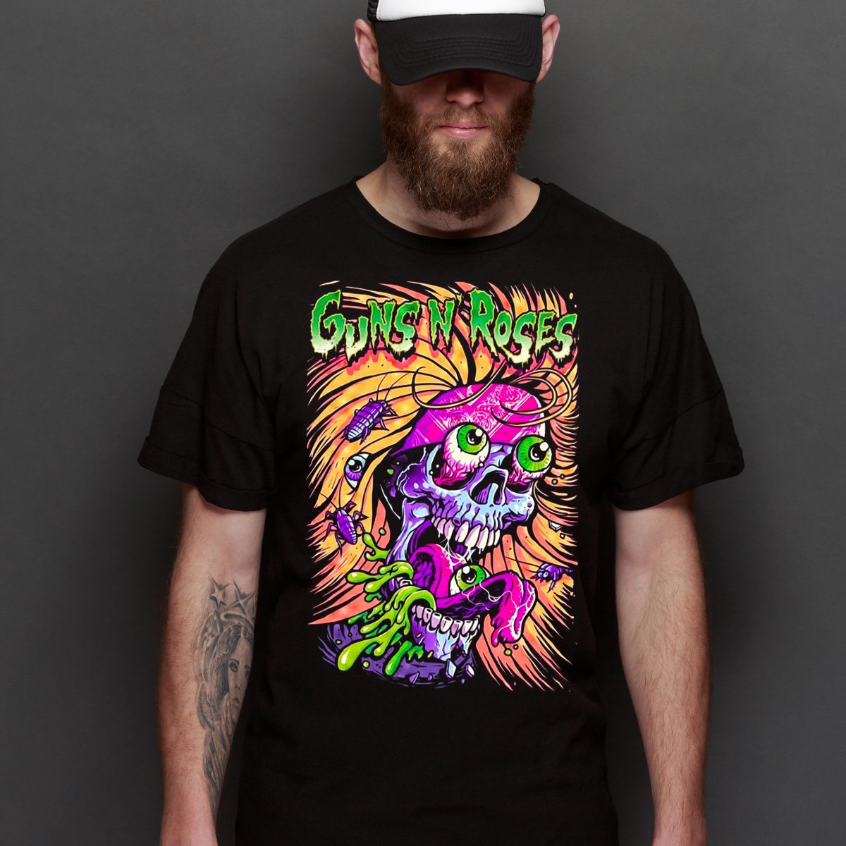 Guns N' Roses V16 T-Shirt Band Family Tee Music Rock And Roll