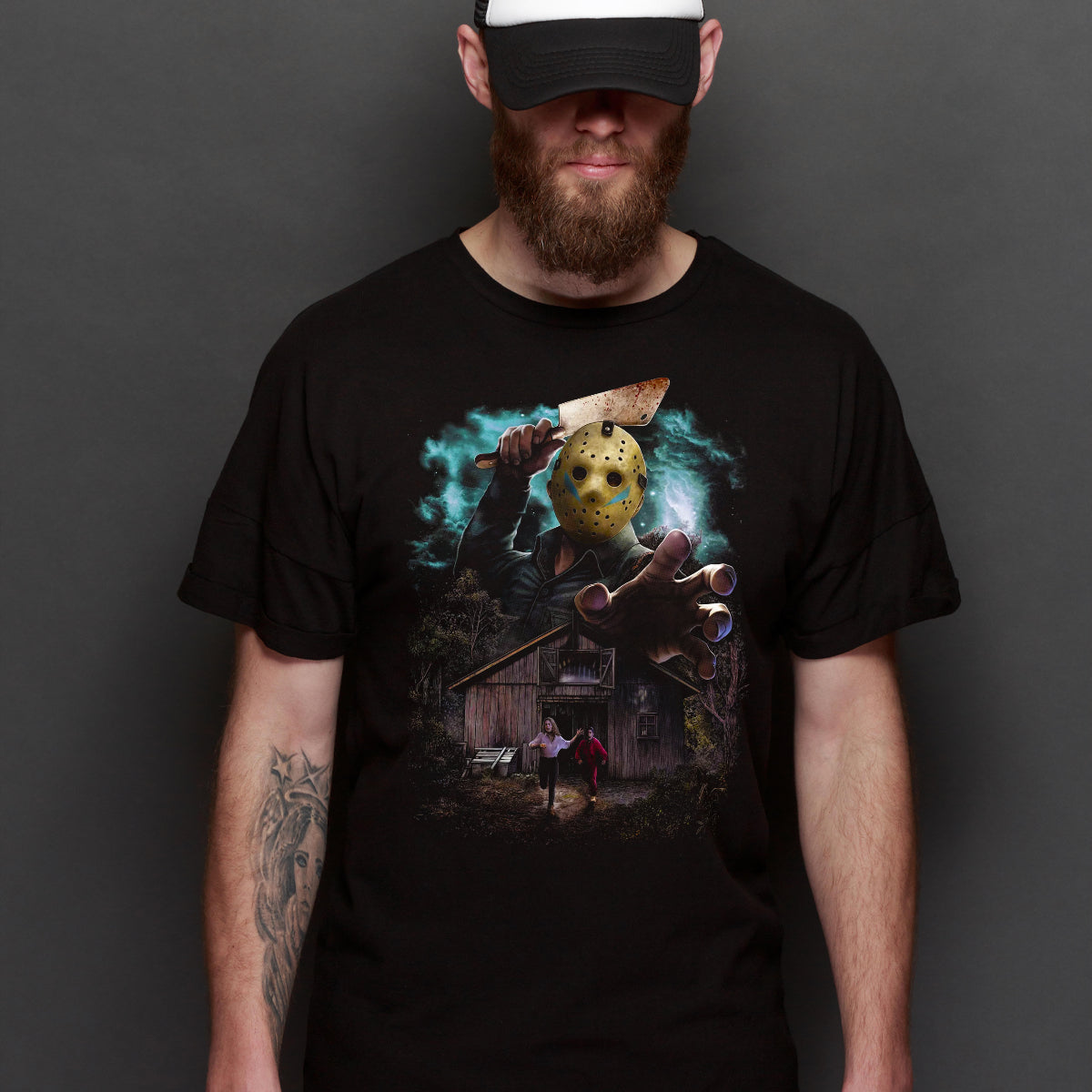 Friday The 13th Jason V2 Horror Movie T-Shirt Tee