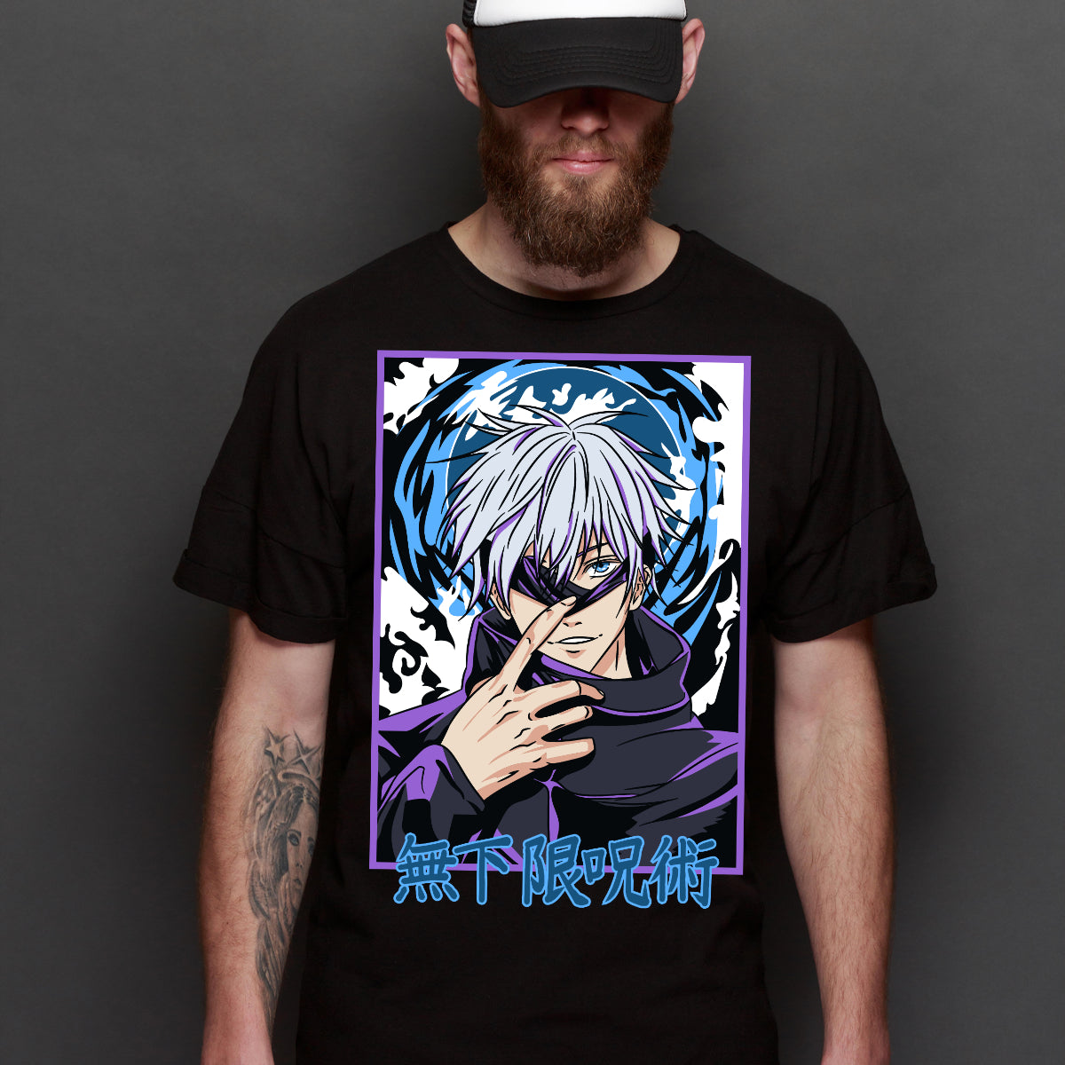 Jujutsu Kaisen Satoru Gojo V16 T-shirt Japanese Anime Tee
