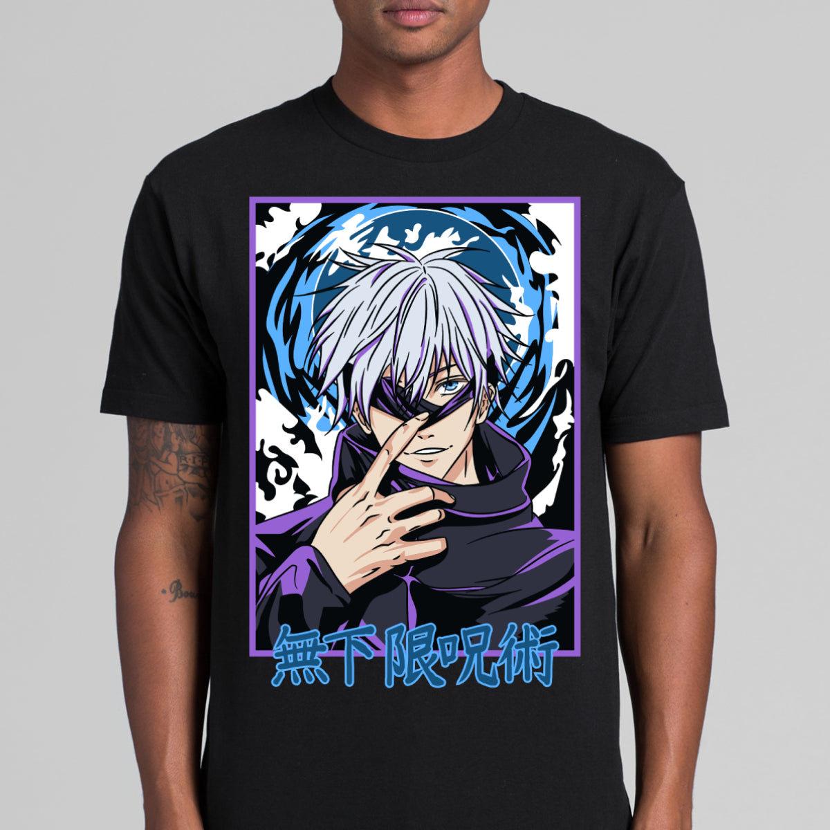 Jujutsu Kaisen Satoru Gojo V16 T-shirt Japanese Anime Tee
