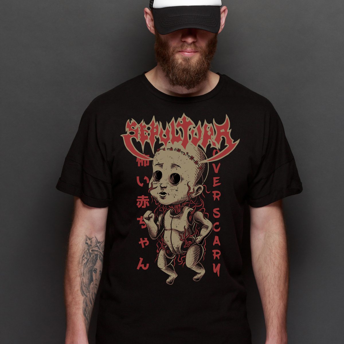 Sepultura V3 T-Shirt Band Family Tee Music Heavy Metal