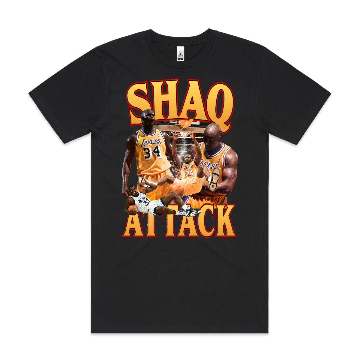 Shaquille O'Neal NBA T-Shirt Sport Athlete Family Tee