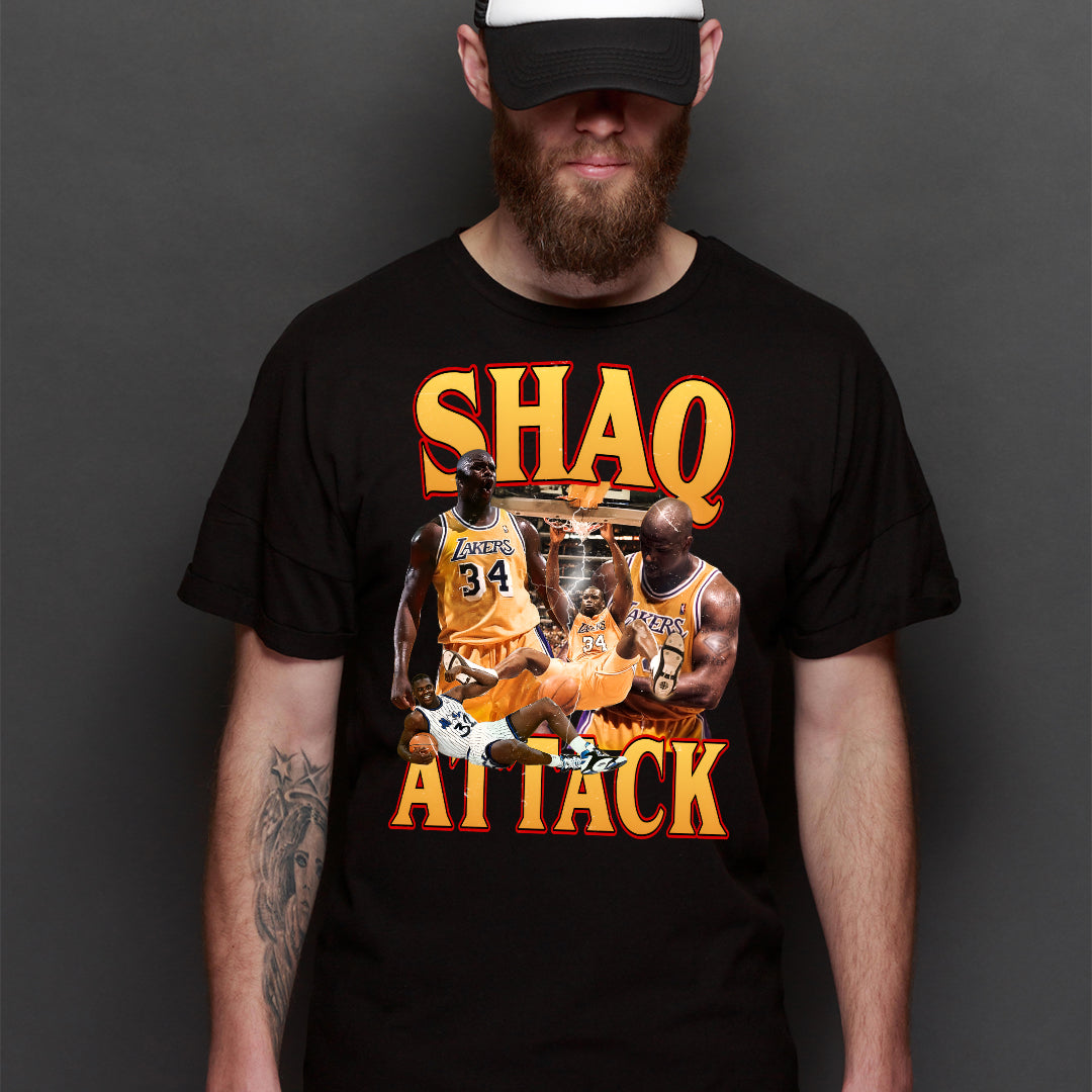 Shaquille O'Neal NBA T-Shirt Sport Athlete Family Tee