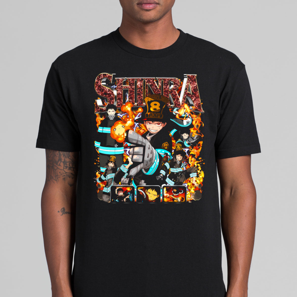 Fire Force Shinra Kusakabe T-Shirt Japanese Anime Tee