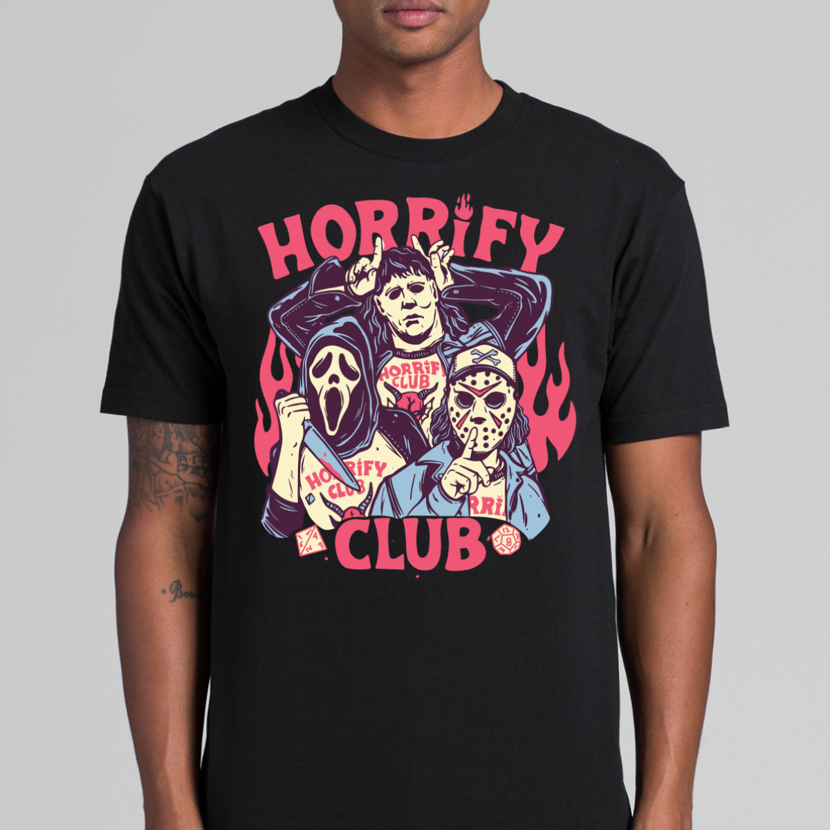 Stranger Things Horrify Club T-Shirt Scary Movie Tee