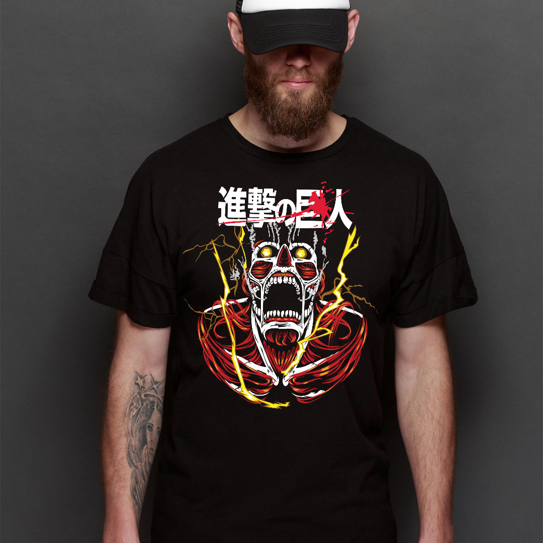 Attack On Titan Colossal Titan T-shirt Japanese anime