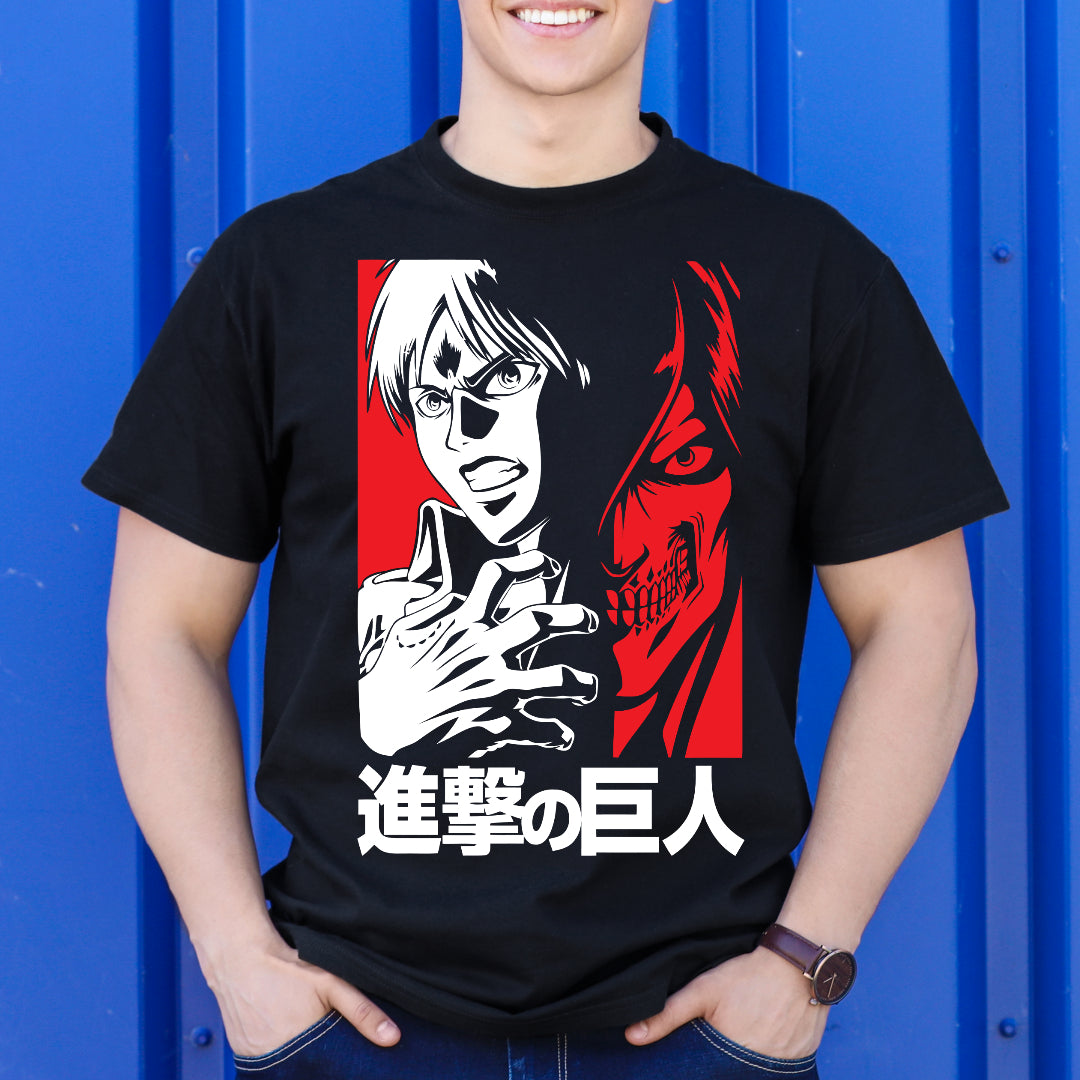Attack on Titan Eren Jaeger T-Shirt Japanese Anime Tee