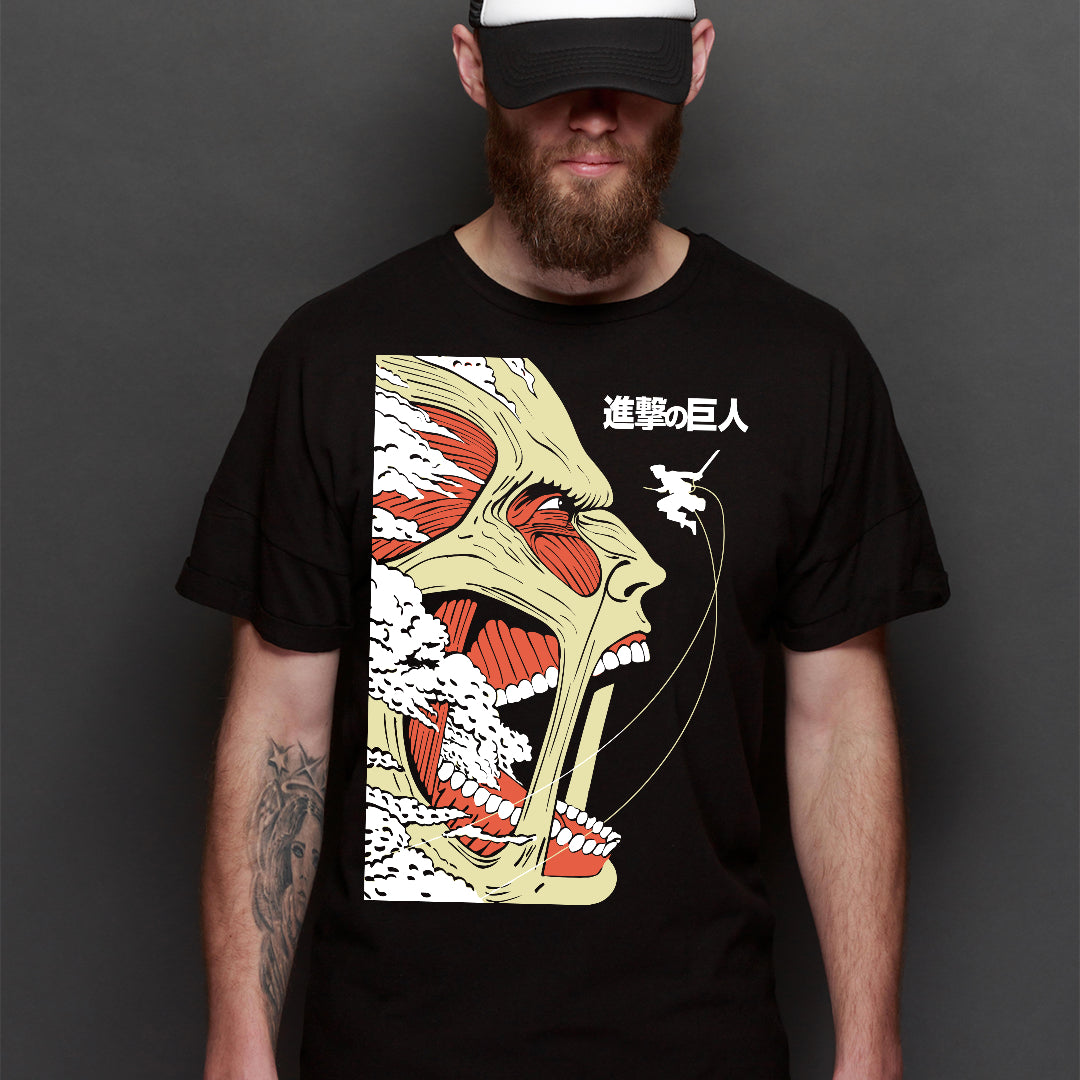 Attack On Titan Colossus Titan 02 T-shirt Japanese anime