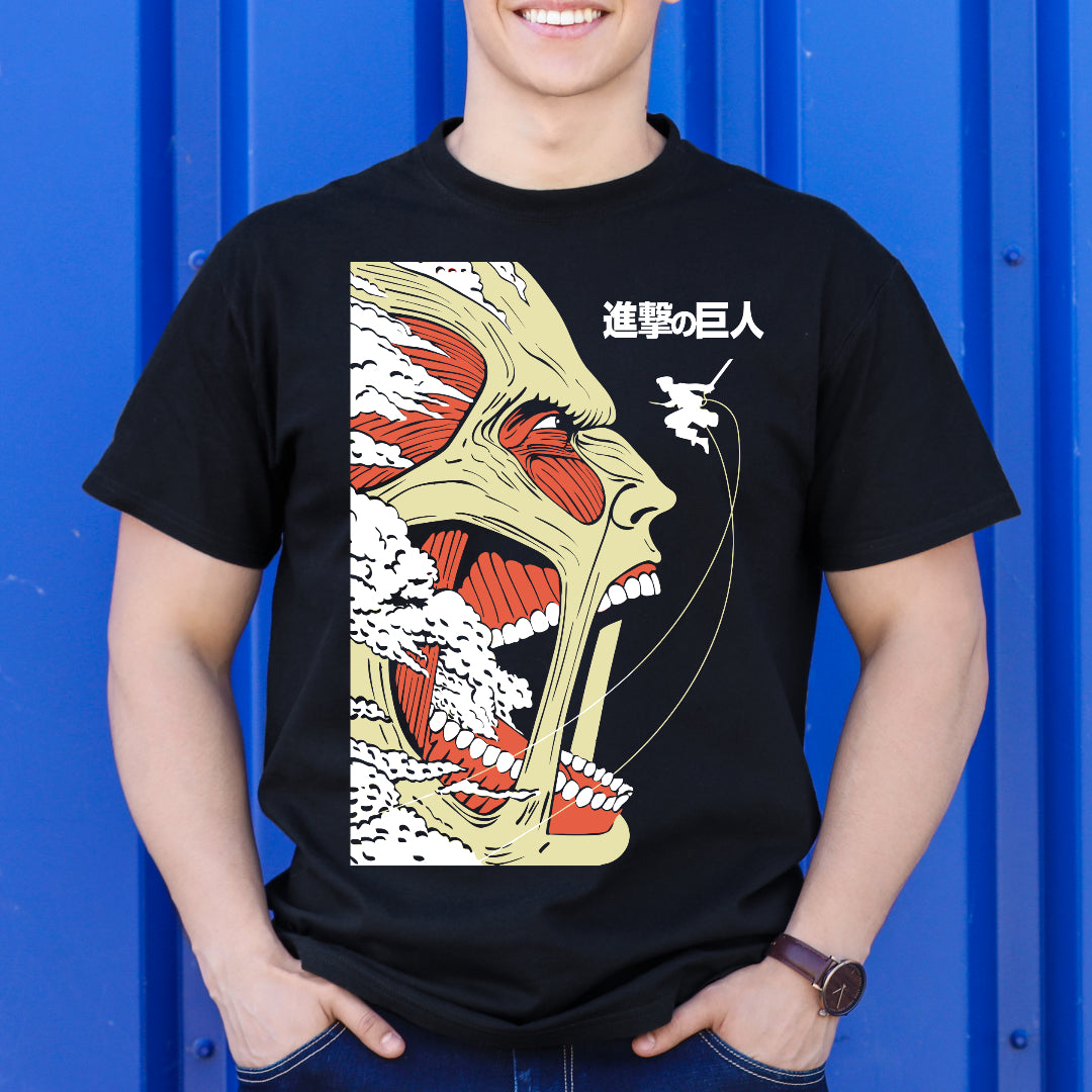 Attack On Titan Colossus Titan 02 T-shirt Japanese anime
