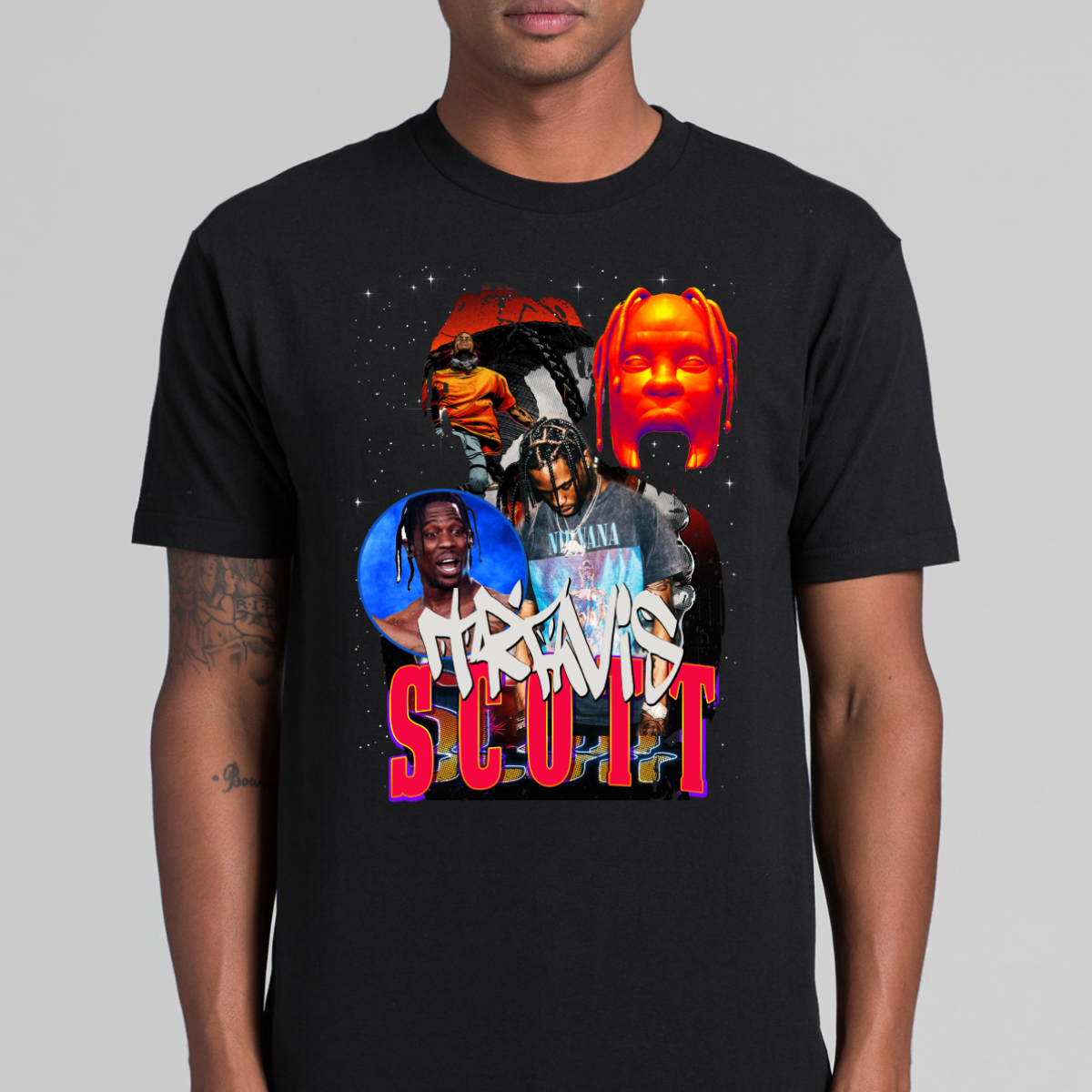 Travis Scott V11 T-Shirt Rapper Family Fan Music Hip Hop Culture