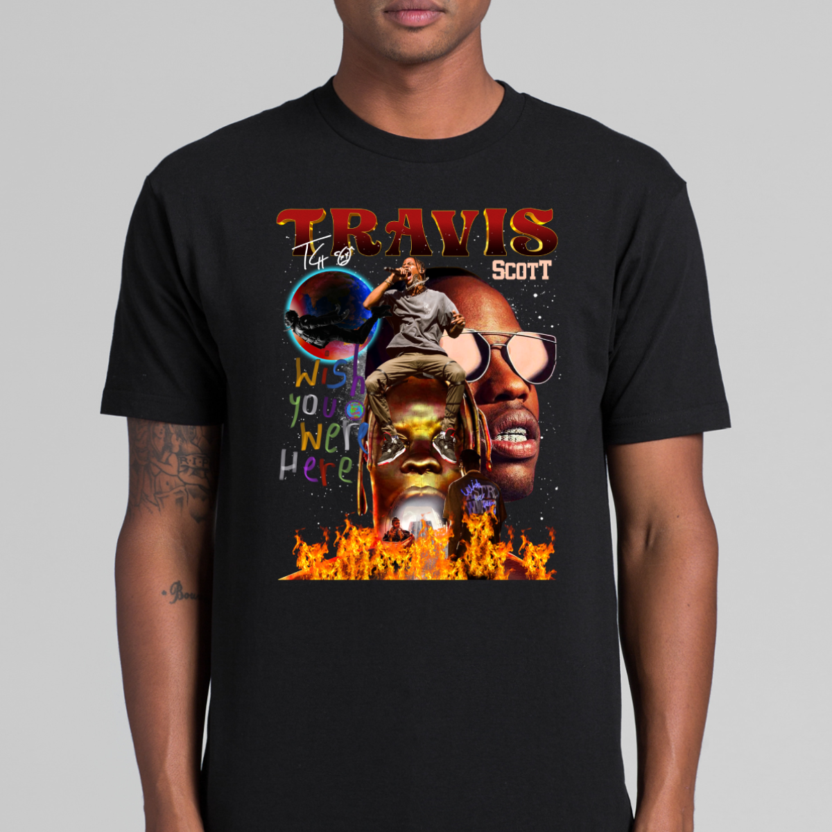 Travis Scott V13 T-Shirt Rapper Family Fan Music Hip Hop Culture