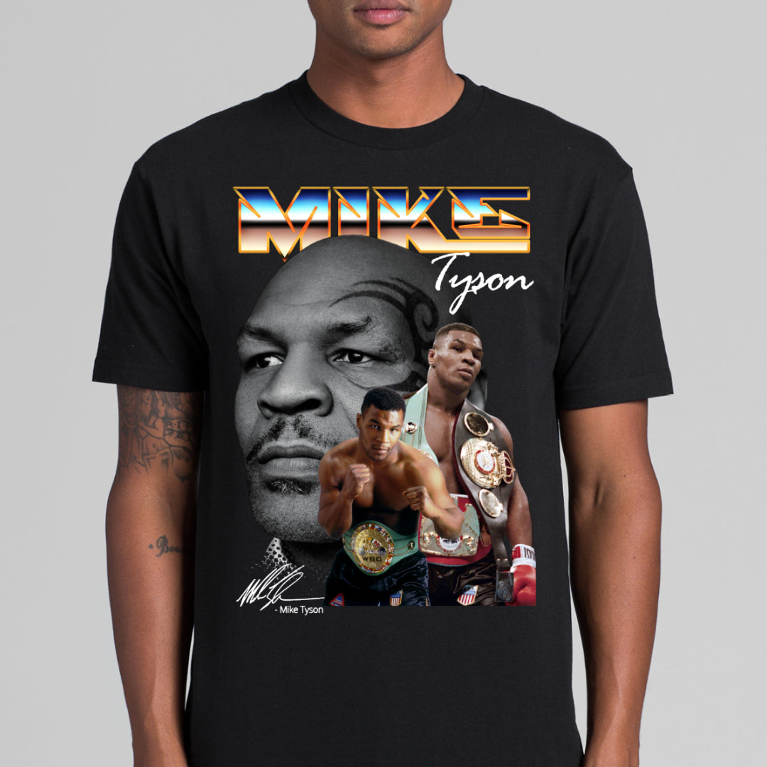 Mike Tyson V2 T-Shirt Sport Athlete Family Tee