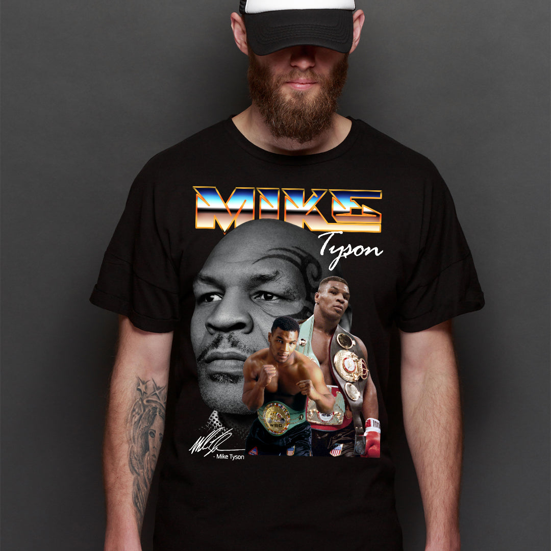 Mike Tyson V2 T-Shirt Sport Athlete Family Tee