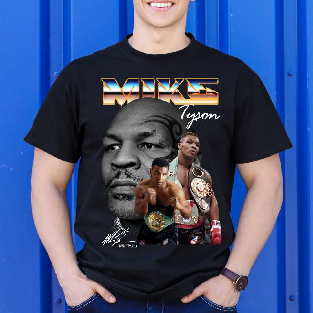 Mike Tyson V2 T-Shirt Sport Athlete Family Tee