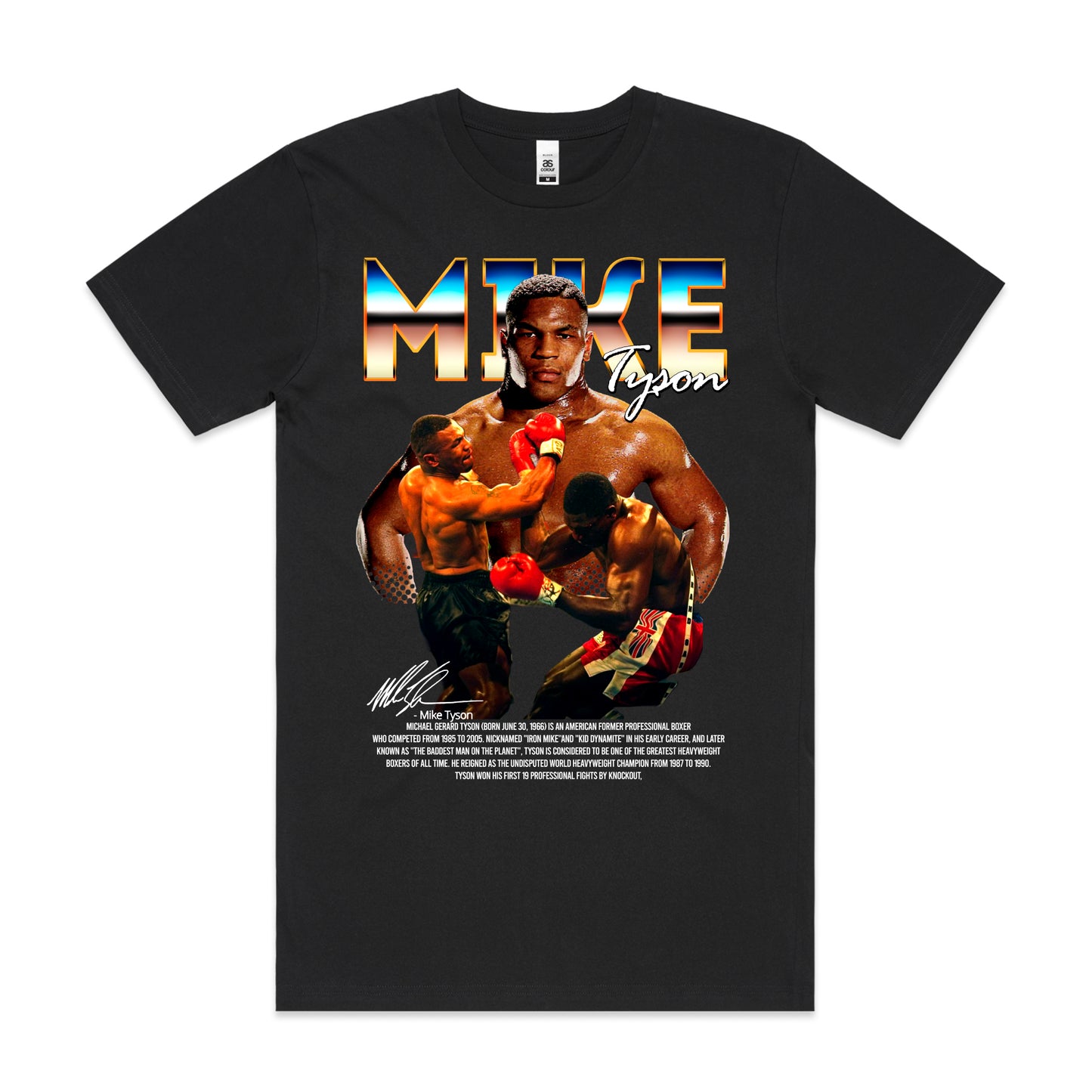 Mike Tyson V3 T-Shirt Sport Athlete Family Tee