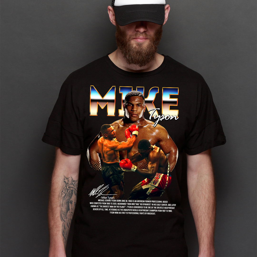 Mike Tyson V3 T-Shirt Sport Athlete Family Tee