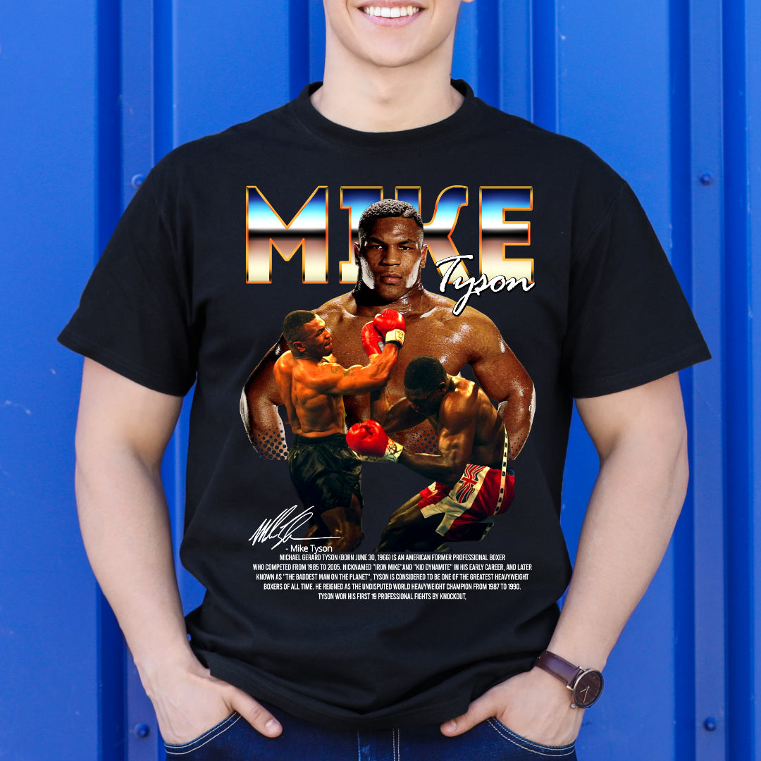 Mike Tyson V3 T-Shirt Sport Athlete Family Tee
