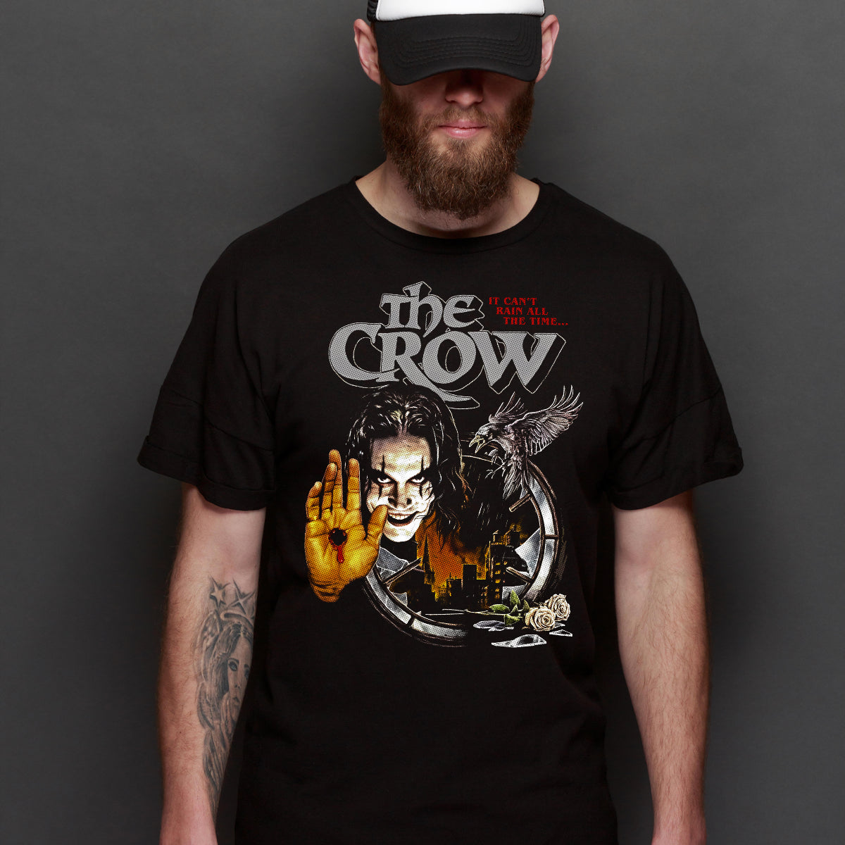 The Crow V2 Movie T-Shirt Cotton Block Tee