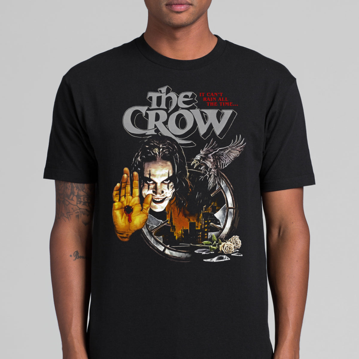 The Crow V2 Movie T-Shirt Cotton Block Tee