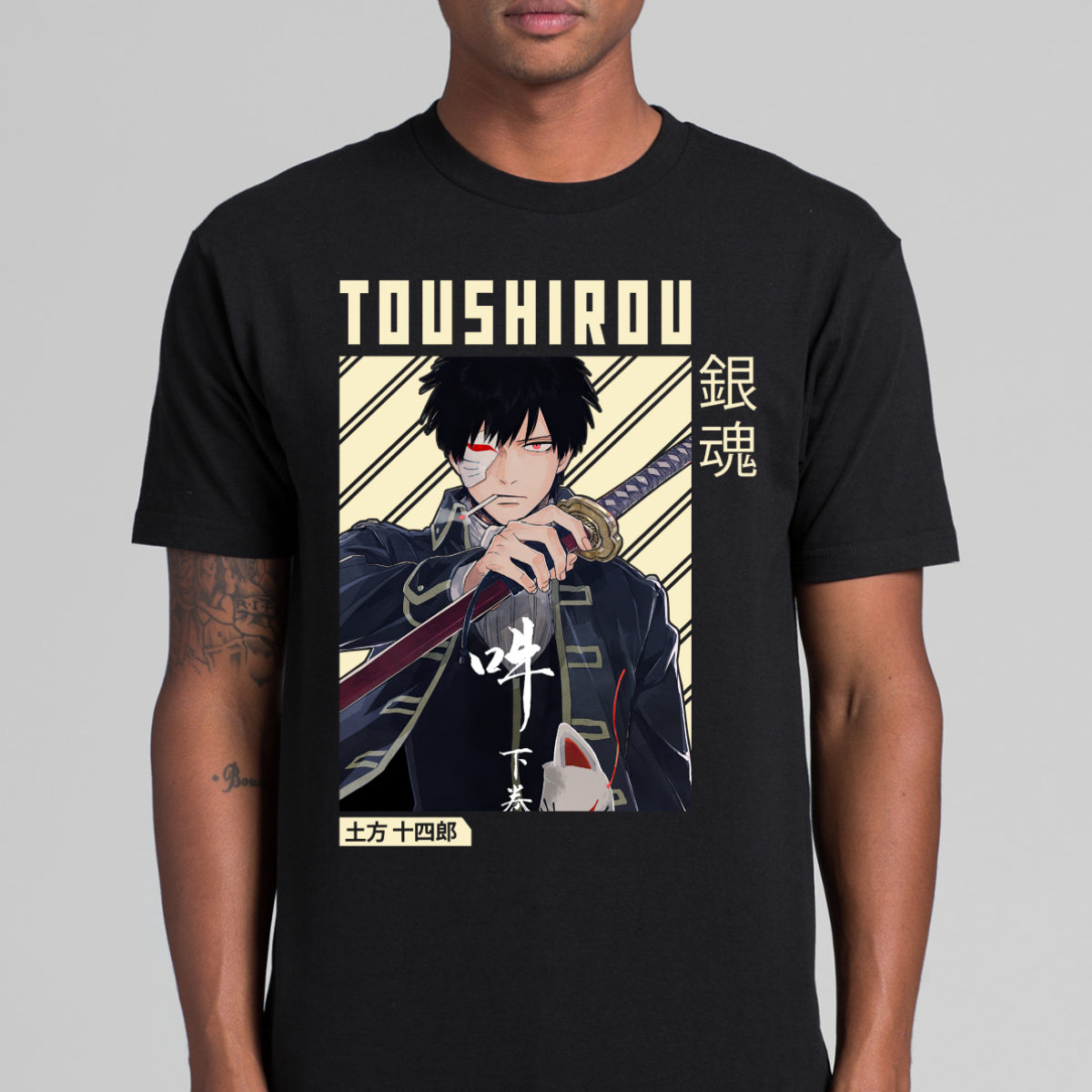 Gintama Toshiro Hijikata T-Shirt Japanese Anime Tee