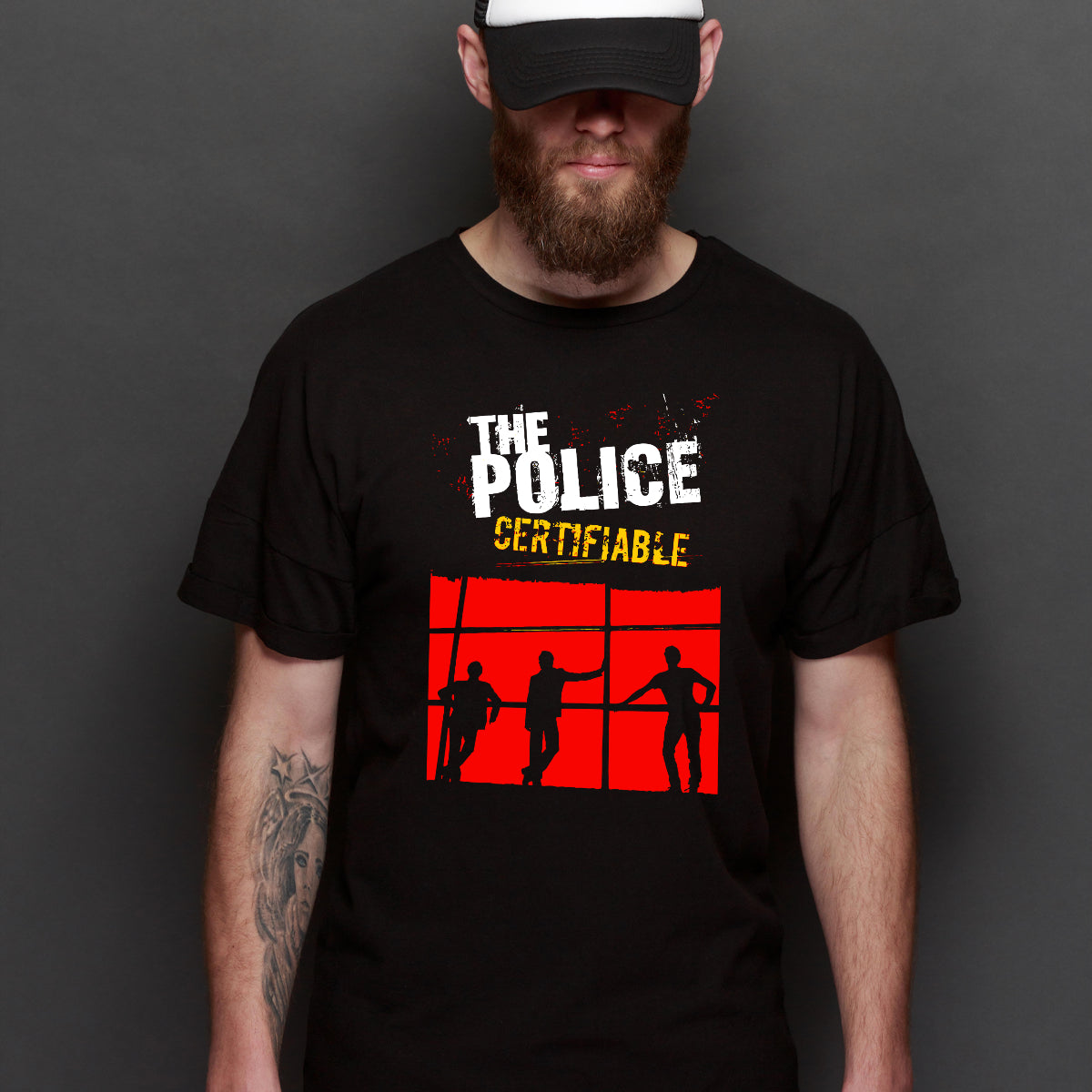 The Police Live Album Cover T-Shirt Band Family Tee Music Rock And Roll