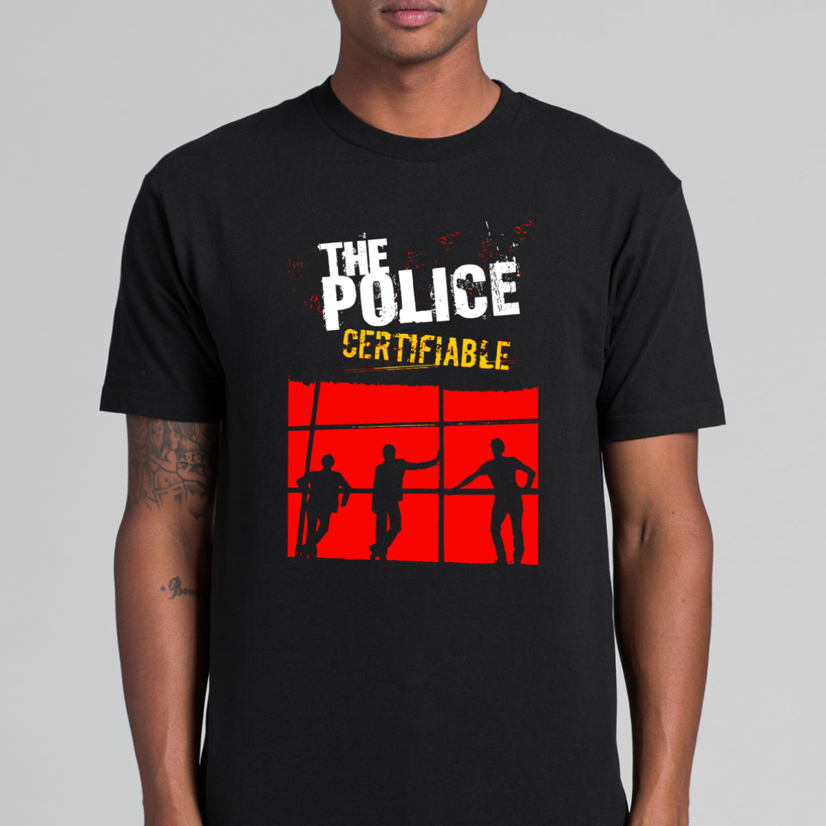 The Police Live Album Cover T-Shirt Band Family Tee Music Rock And Roll