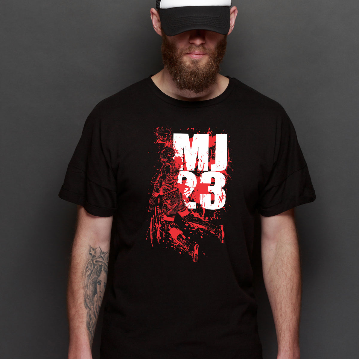 Michael Jordan V19 NBA T-Shirt Sport Athlete Family Tee