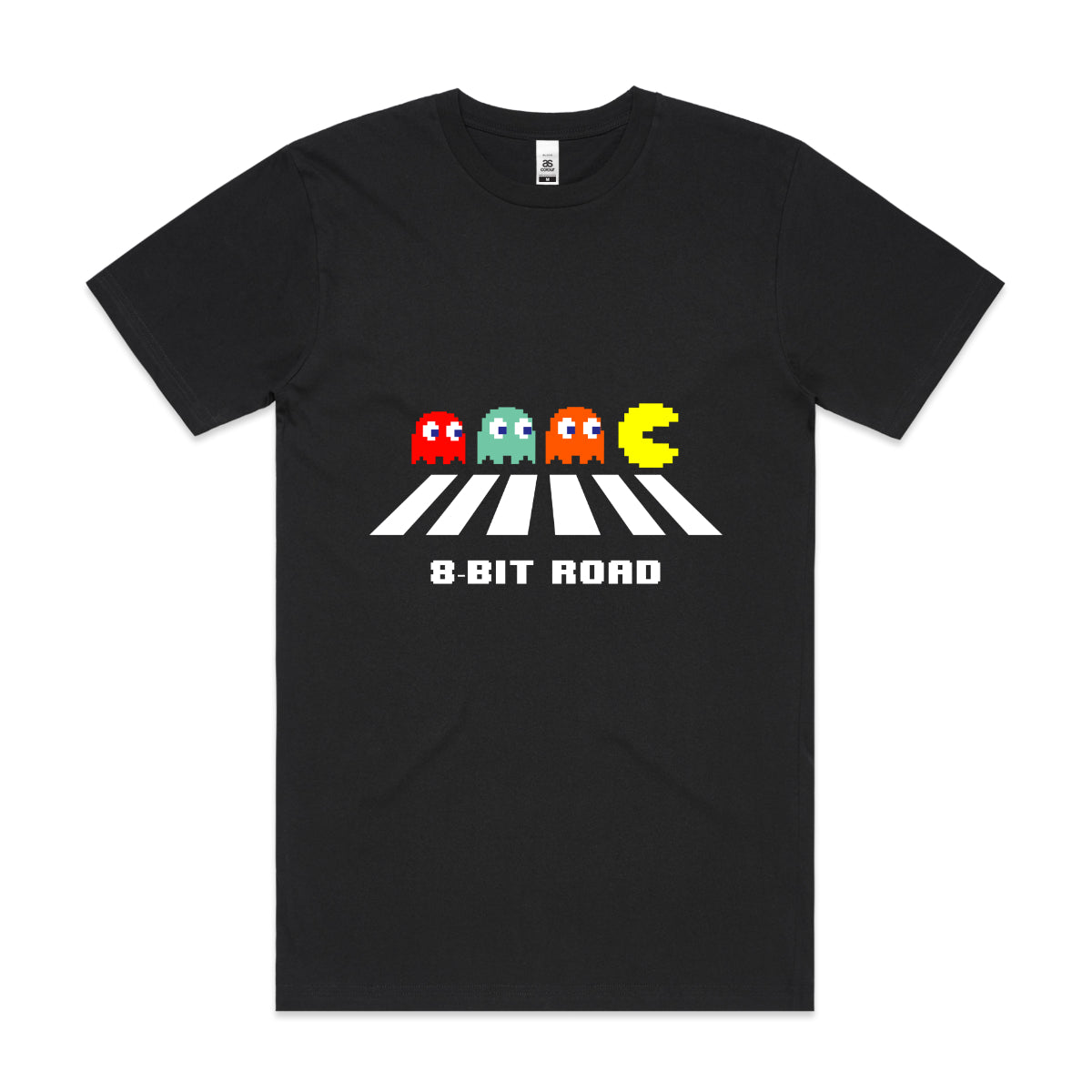 Pacman Beatles 8-Bit Road T-shirt Arcade Game Tee