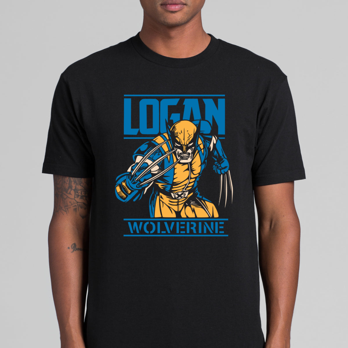 Logan Wolverine T-shirt Marvel Comic Tee