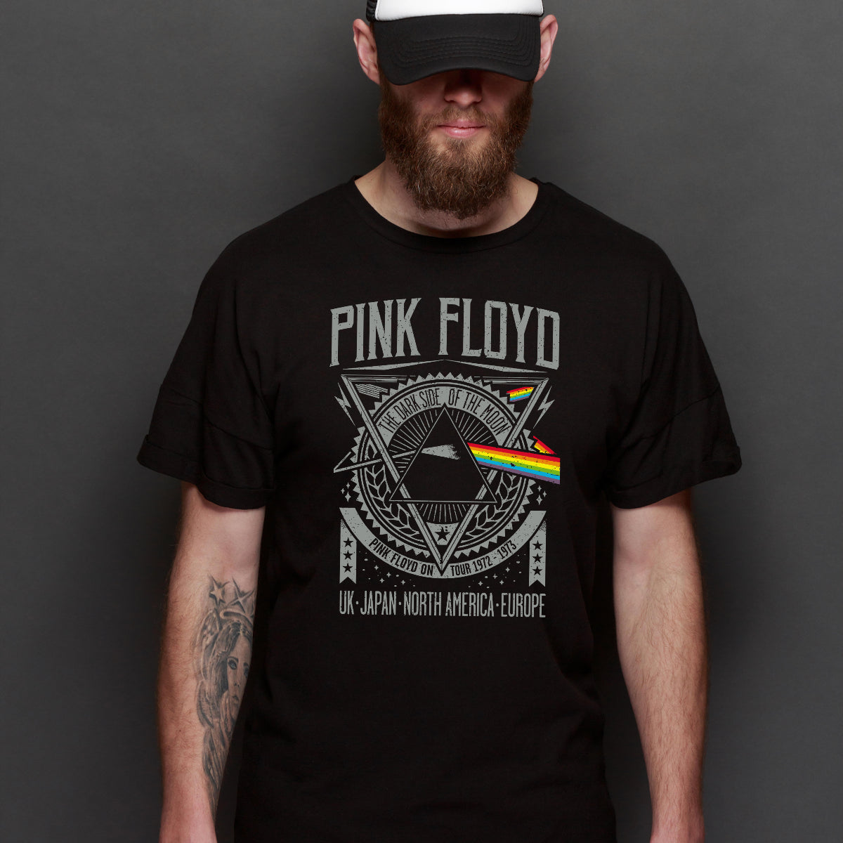 Pink Floyd V8 T-Shirt Band Family Tee Music Rock And Roll