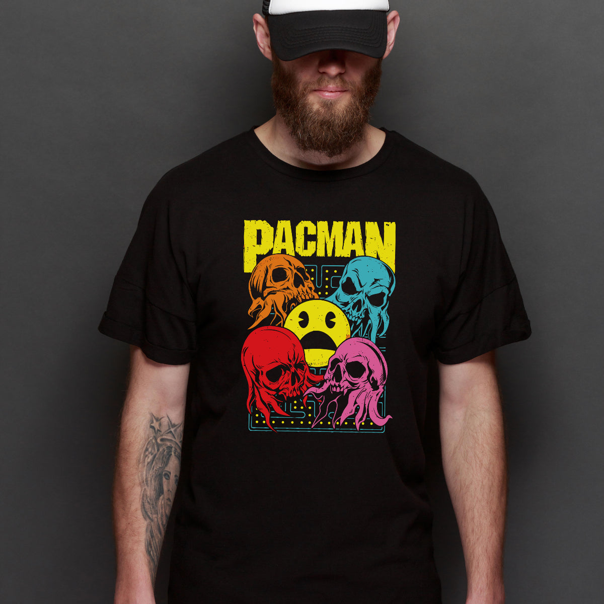 Pacman Game T-shirt Arcade Tee