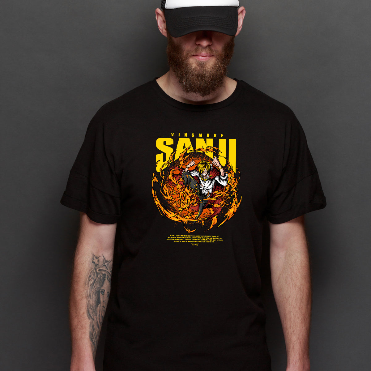 One Piece Vinsmoke Sanji T-Shirt Japanese Anime Tee