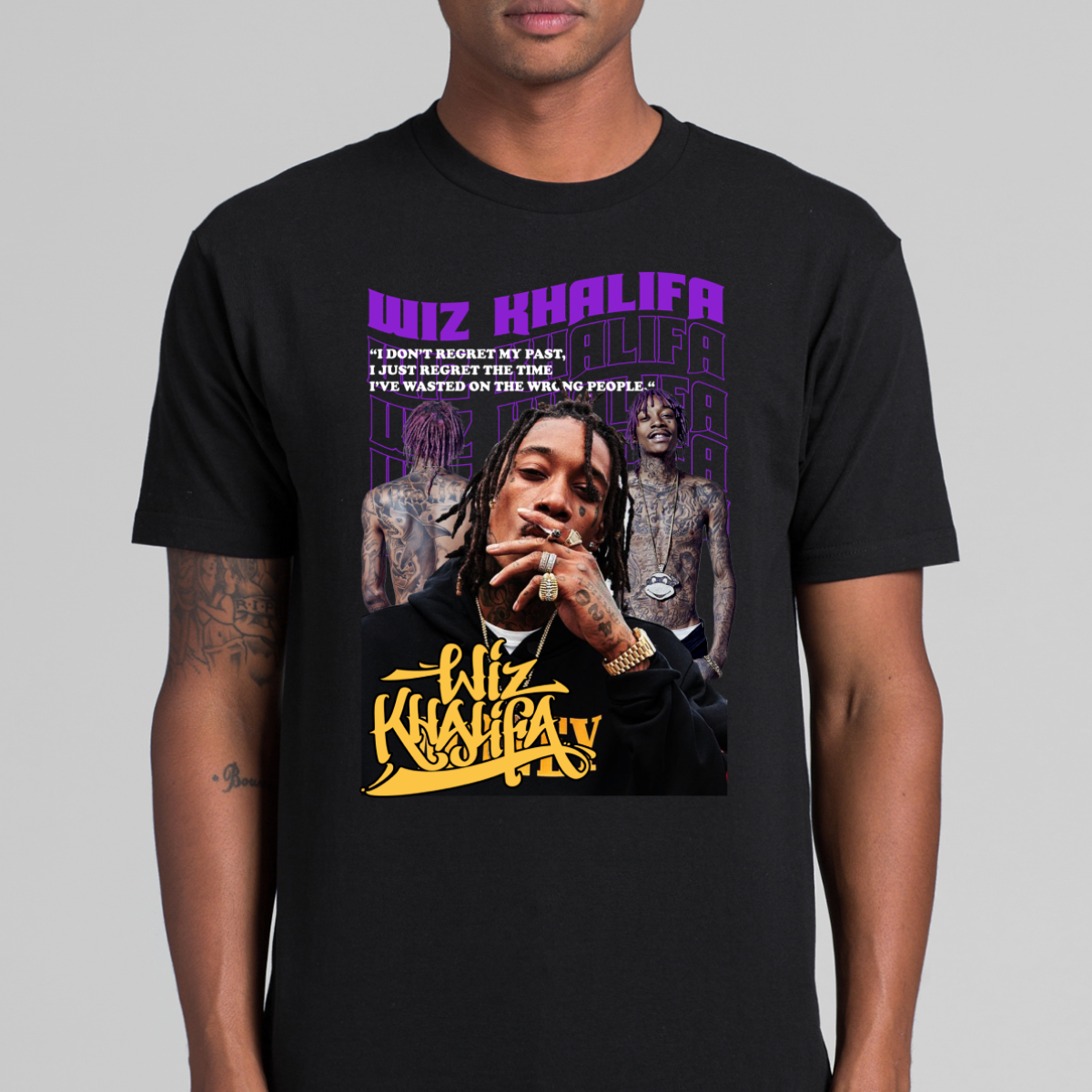 Wiz Khalifa V8 T-Shirt Rapper Family Fan Music Hip Hop Culture