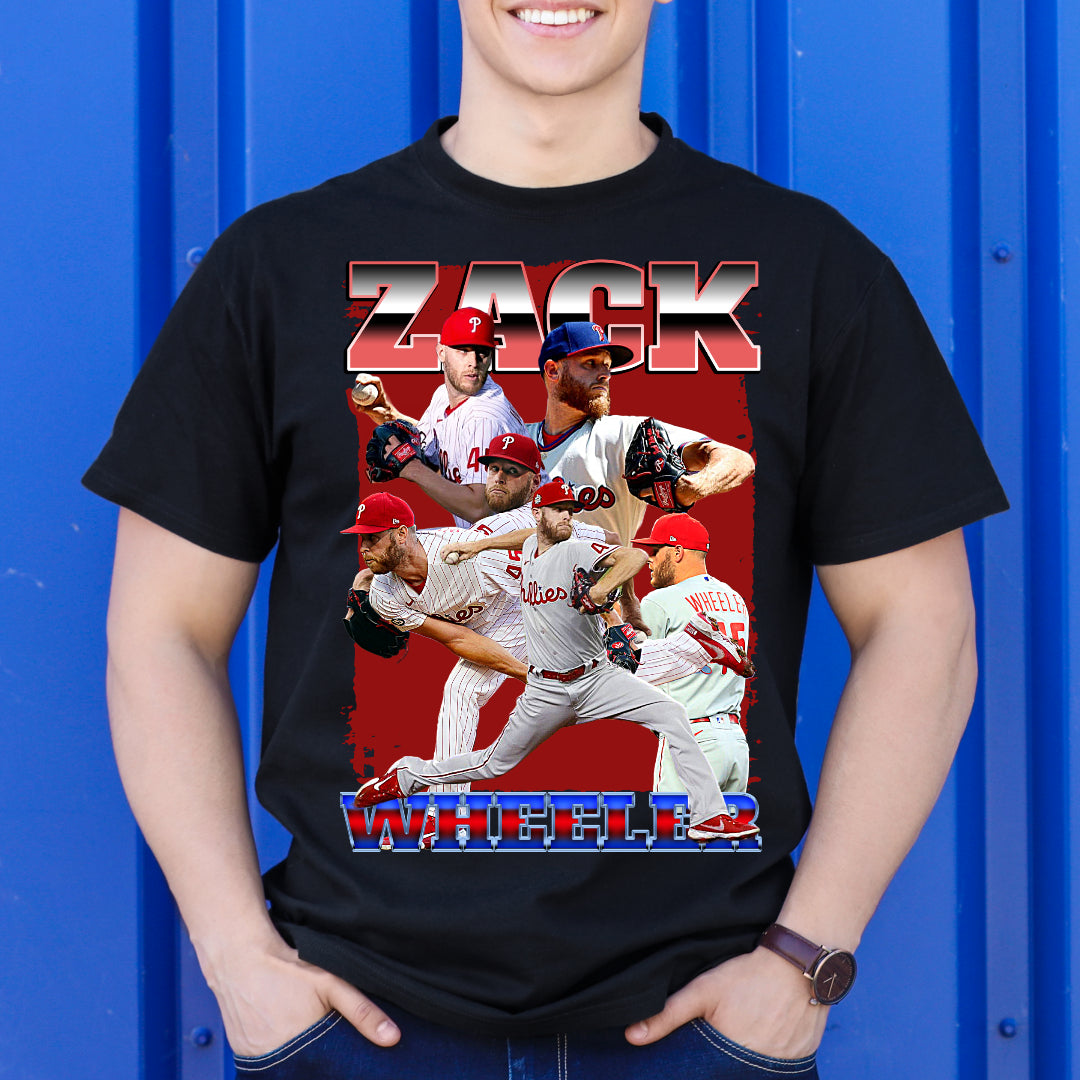 Zack Wheeler MLB T-Shirt Sport Athlete Family Tee