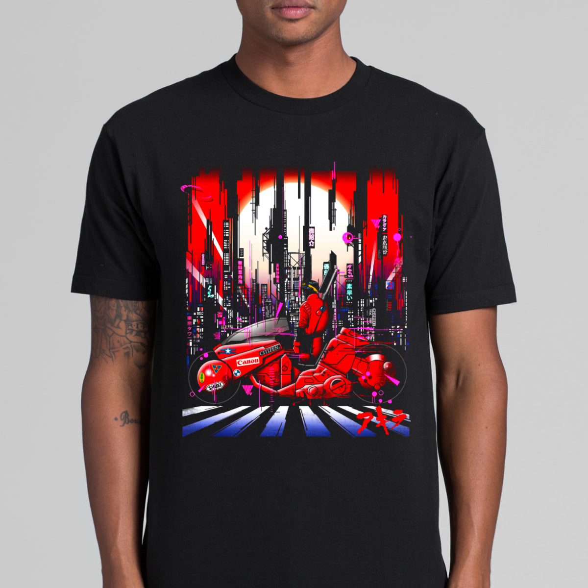 Akira V2 T-shirt Japanese anime Tee