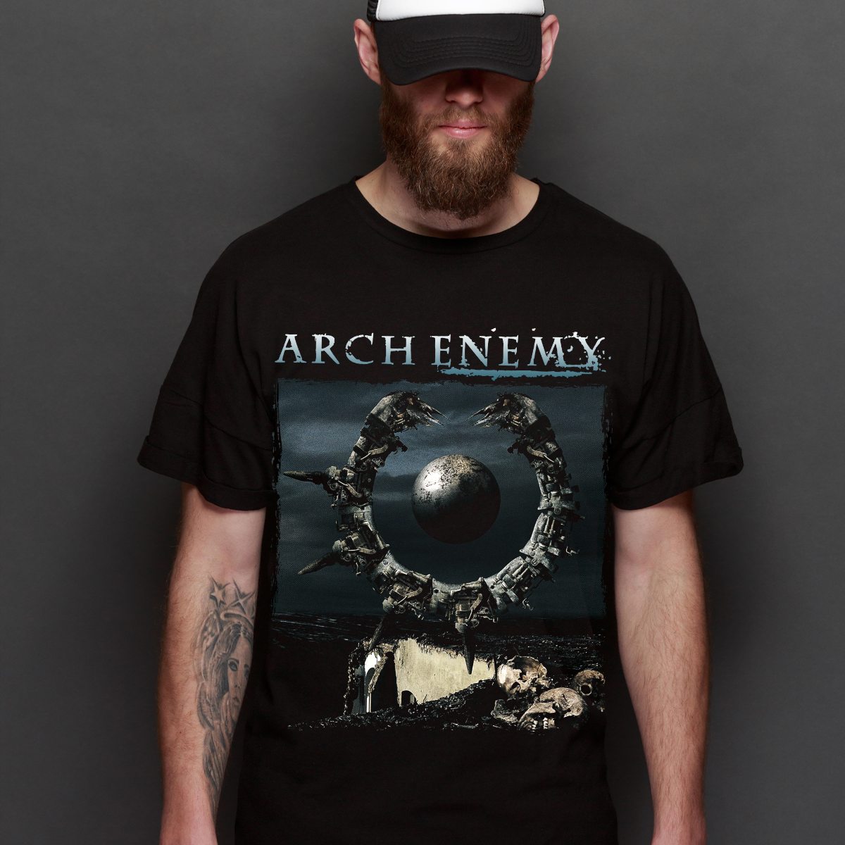 Arch Enemy V3 T-Shirt Band Family Tee Music Heavy Metal
