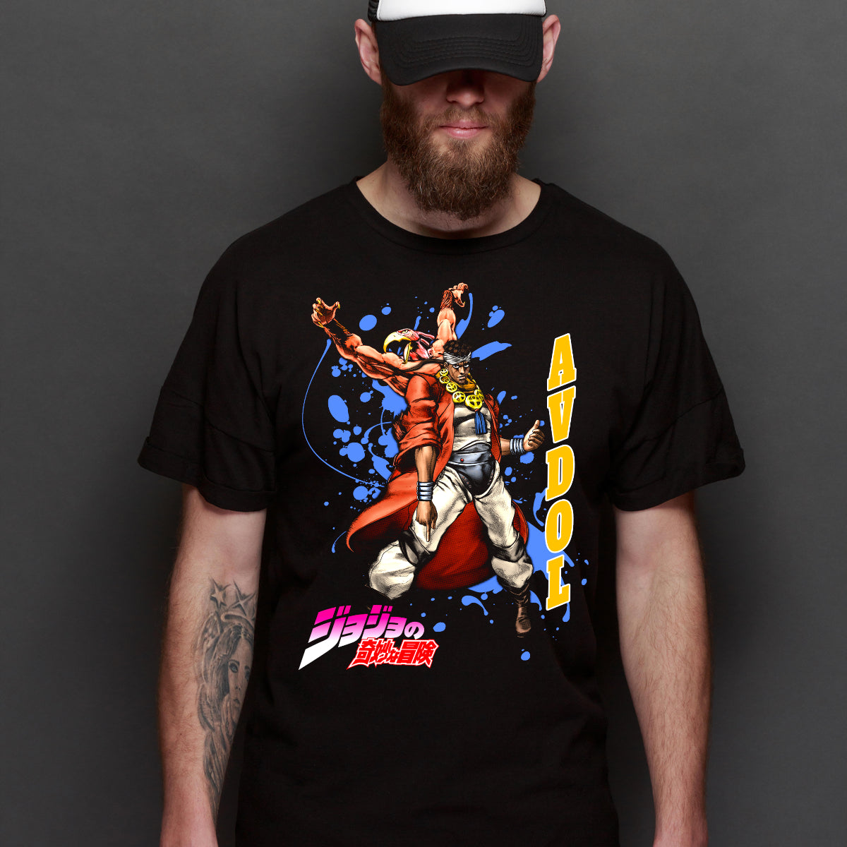 Jojo's Bizarre Adventure V14 T-shirt Japanese anime Tee