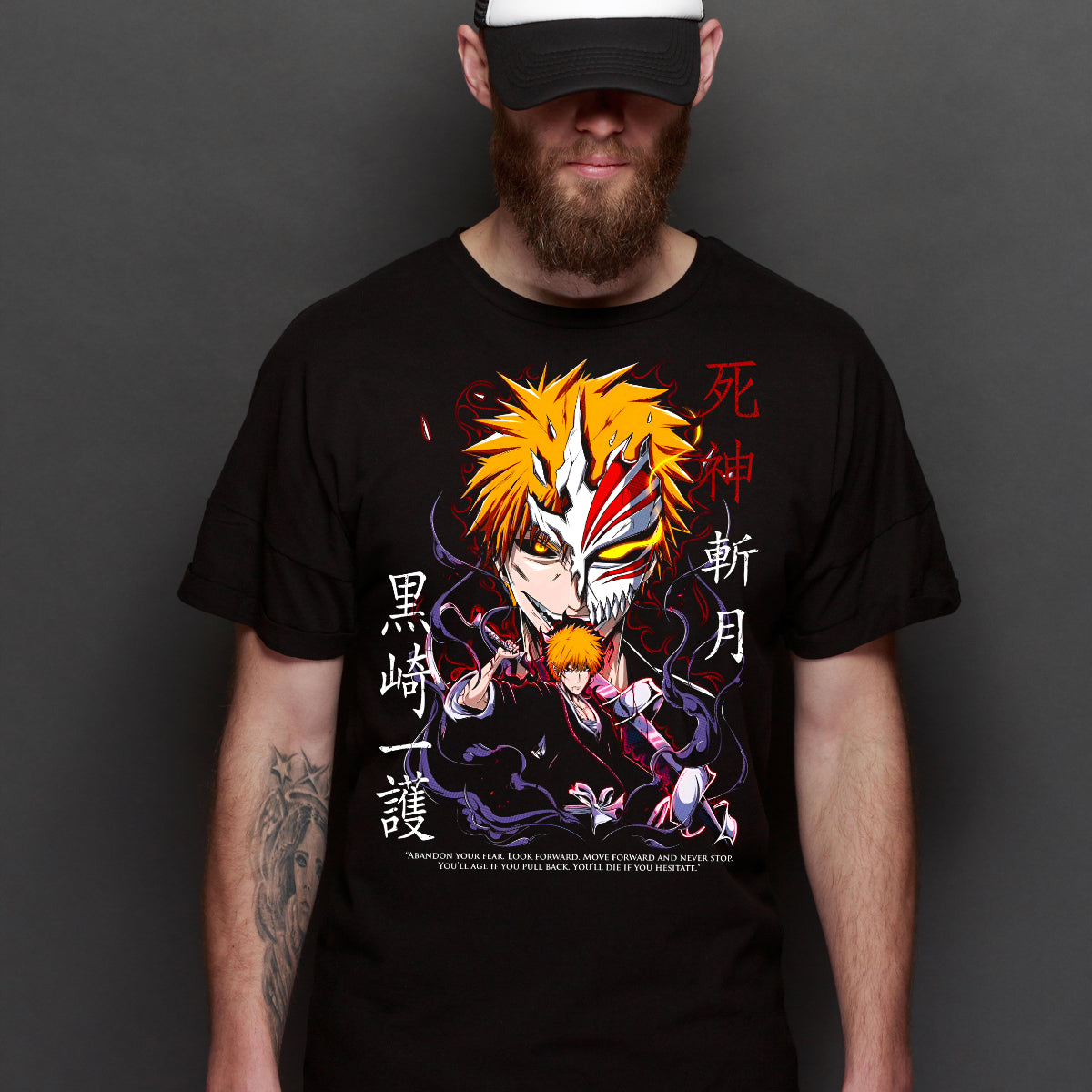 Bleach Ichigo Kurosaki V3 T-shirt Japanese Anime Tee