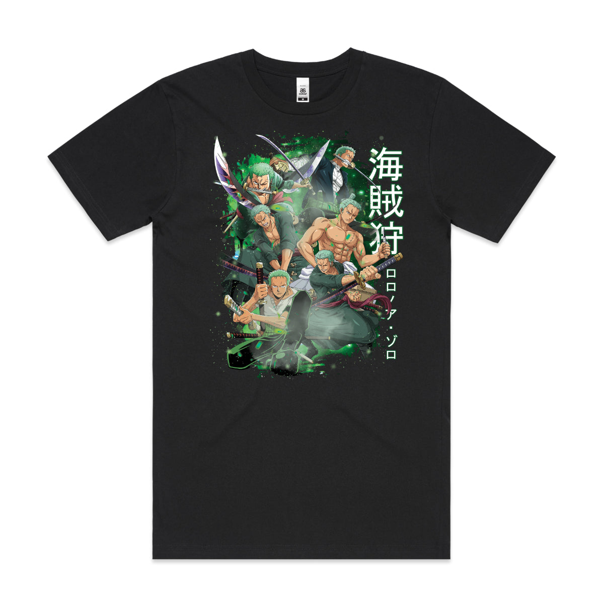 One Piece Zoro Poronoa V3 T-shirt Japanese anime Tee