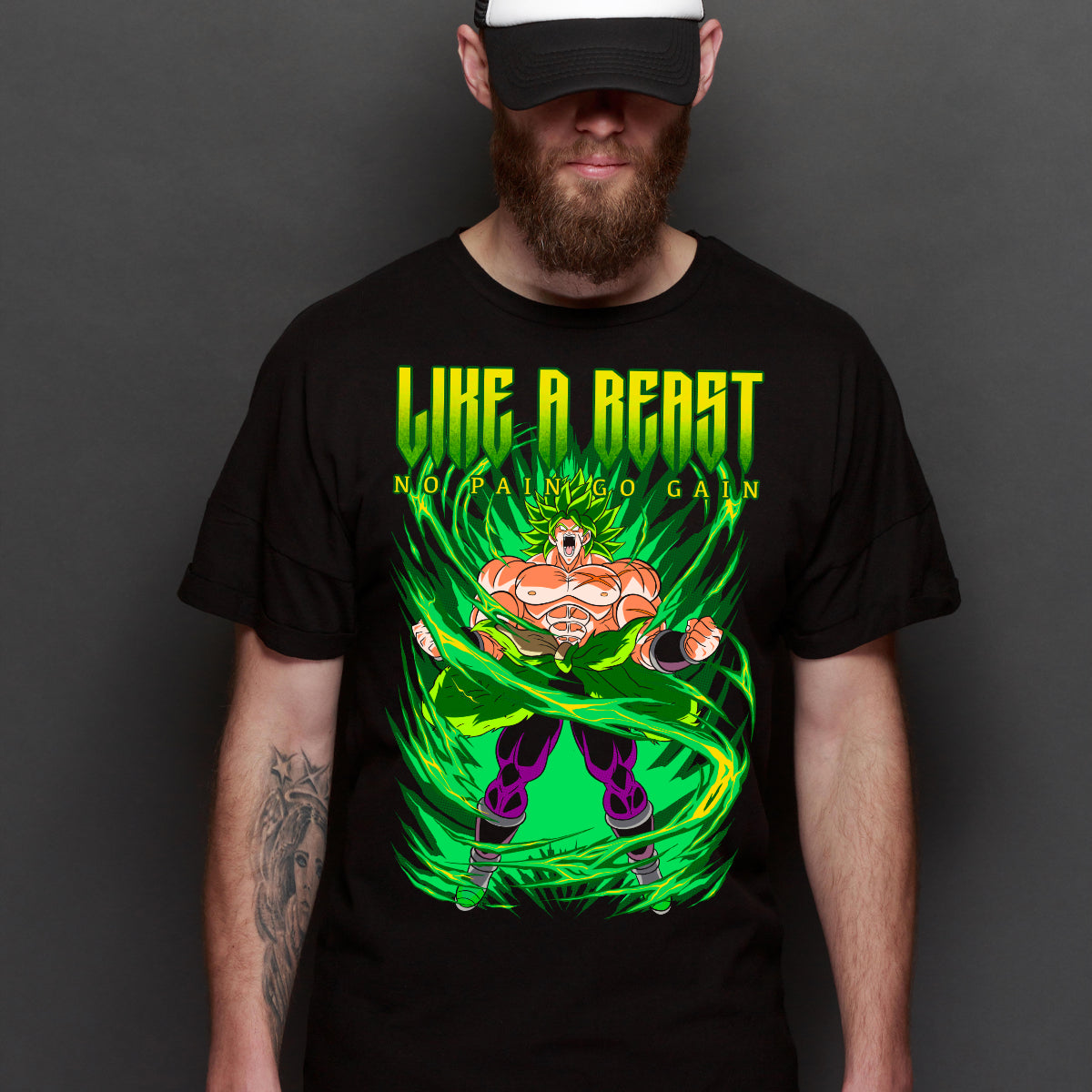 Dragon Ball Z Broly V4 T-Shirt Japanese Anime Tee