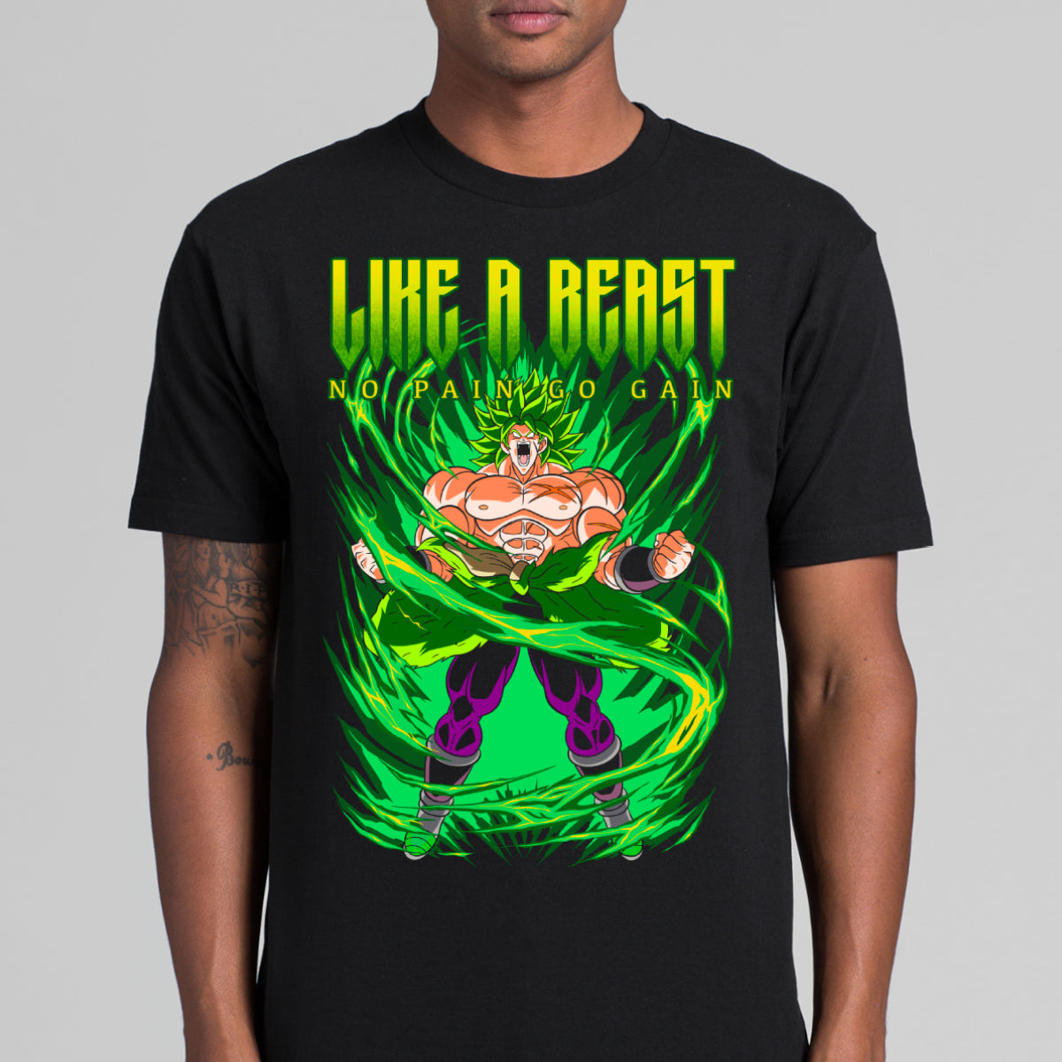 Dragon Ball Z Broly V4 T-Shirt Japanese Anime Tee