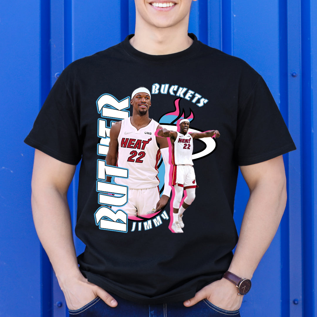 Jimmy Butler V5 NBA T-Shirt Sport Athlete Family Tee
