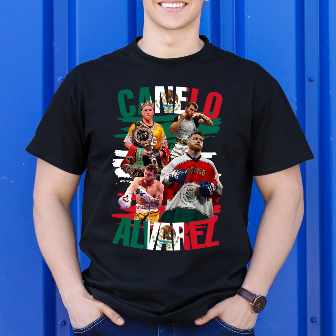 Canelo Álvarez T-Shirt Sport Athlete Family Tee Boxing