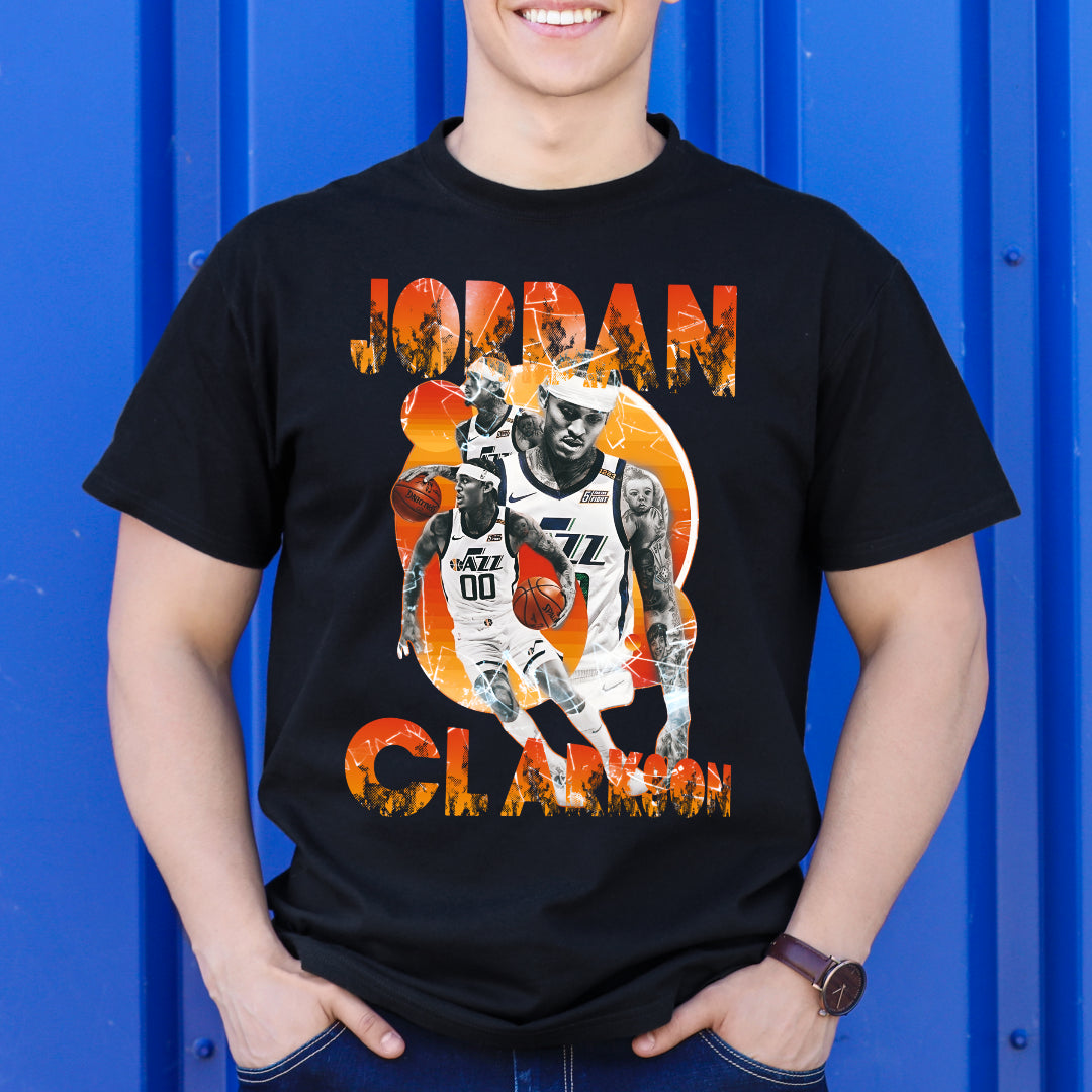Jordan Clarkson V9 NBA T-Shirt Sport Athlete Family Tee