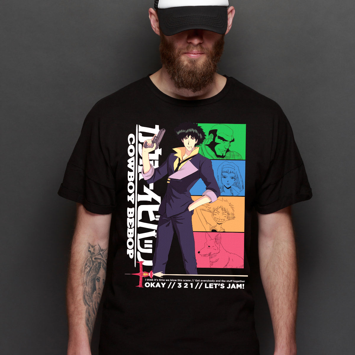 Cowboy Bebop Spike Spiegel V2 T-shirt Japanese anime