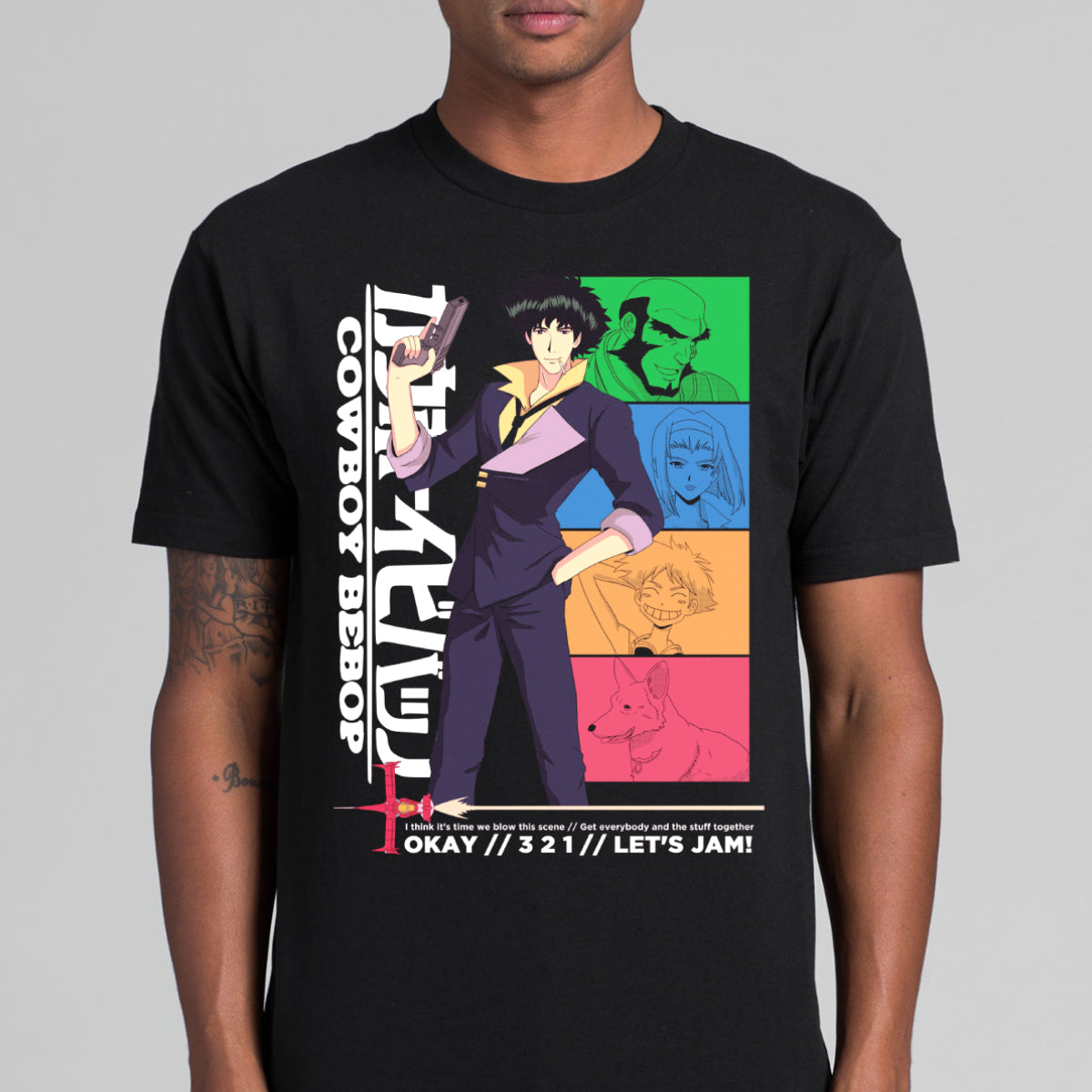 Cowboy Bebop Spike Spiegel V2 T-shirt Japanese anime