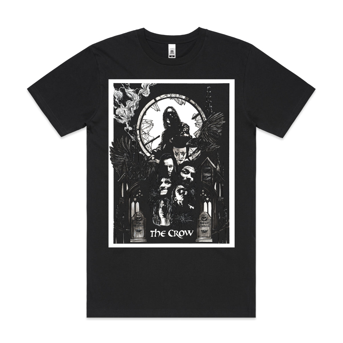 The Crow Movie T-Shirt Cotton Block Tee
